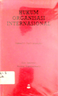 Hukum Organisasi Internasional