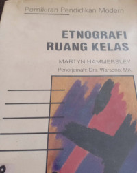 Etnografi Ruang Kelas Esai Empiris dan Metodologis