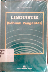Linguistik (sebuah Pengantar)