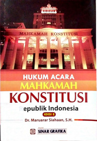 Hukum Acara Mahkamah Konstitusi Republik Indonesia
