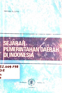 Sejarah Pemerintahan Daerah di Indonesia, jilid II
