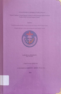 Anak Pendeta Korban Perceraian 