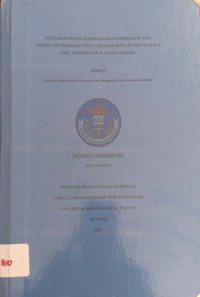 Pengaruh Model Pembelajaran Kooperatif tipe Artikulasi terhadap minat belajar siswa di SMP Negeri 2 Sabu Tengah tahun ajaran 2020/2021