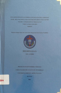 Pengaruh Penggunaan Media kancing Genetika terhadap Hasil Belajar Siswa pada materi Pewarisan sifat di SMP Negeri 3 Amabi Oefeto Timor SATAP tahun ajaran 2021/2022