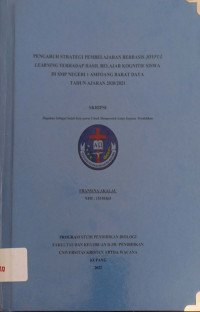 Pengaruh Strategi Pembelajaran Pembelajaran Berbasis Joyful Learning terhadap Hasil Belajar Kognitif Siswa di SMP Negeri Amfoang Barat Daya tahun Ajaran2020/2021 .
