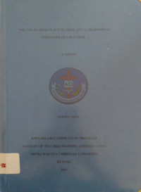 The Use of speech act of Sewu Api (A Traditional Ceremony of Lio Ethnic)