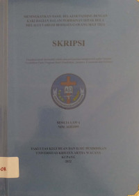Meningkatkan hasil belajar passing dengan kaki bagian dalam permainan sepak bola melalui variasi bermain gawang segi tiga
