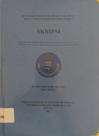 Identifikasi bakat olahraga pada siswa kelas V Sekolah Dasar Inpres Oebesa