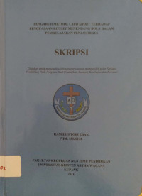 Pengaruh metode card shoort terhadap penguasaan konsep menendang bola dalam pembelajaran penjas orkes