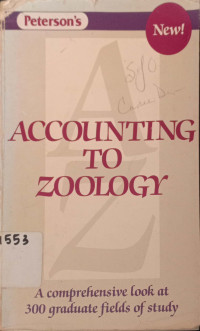 Accounting to Zoology: A Comprehensive look at 300 Graduate Fields of Study