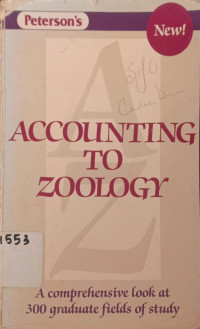 Accounting to Zoology