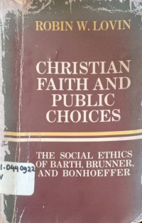 Christian Faith and Public Choice