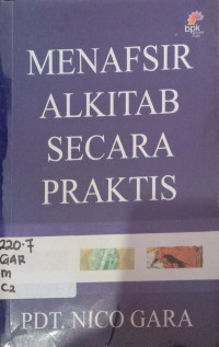 Menafsir Alkitab secara Praktis