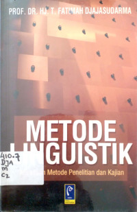 Metode linguistik: Ancangan metode penelitian dan kajian