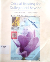Critical reading for college and beyond