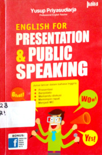 English for Presentation and Public Speaking