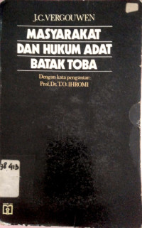 Masyarakat dan Hukum adat Batak Toba